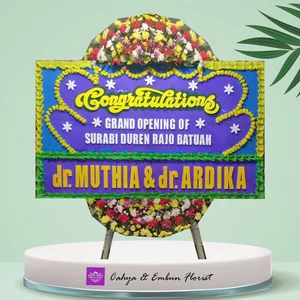 Bunga Papan Congrats - Toko Karangan Bunga Bogor