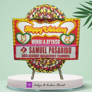 Bunga Papan Pernikahan - Toko Karangan Bunga Bogor