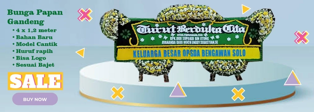 Bunga Papan Gandeng - Cahya & Embun Florist