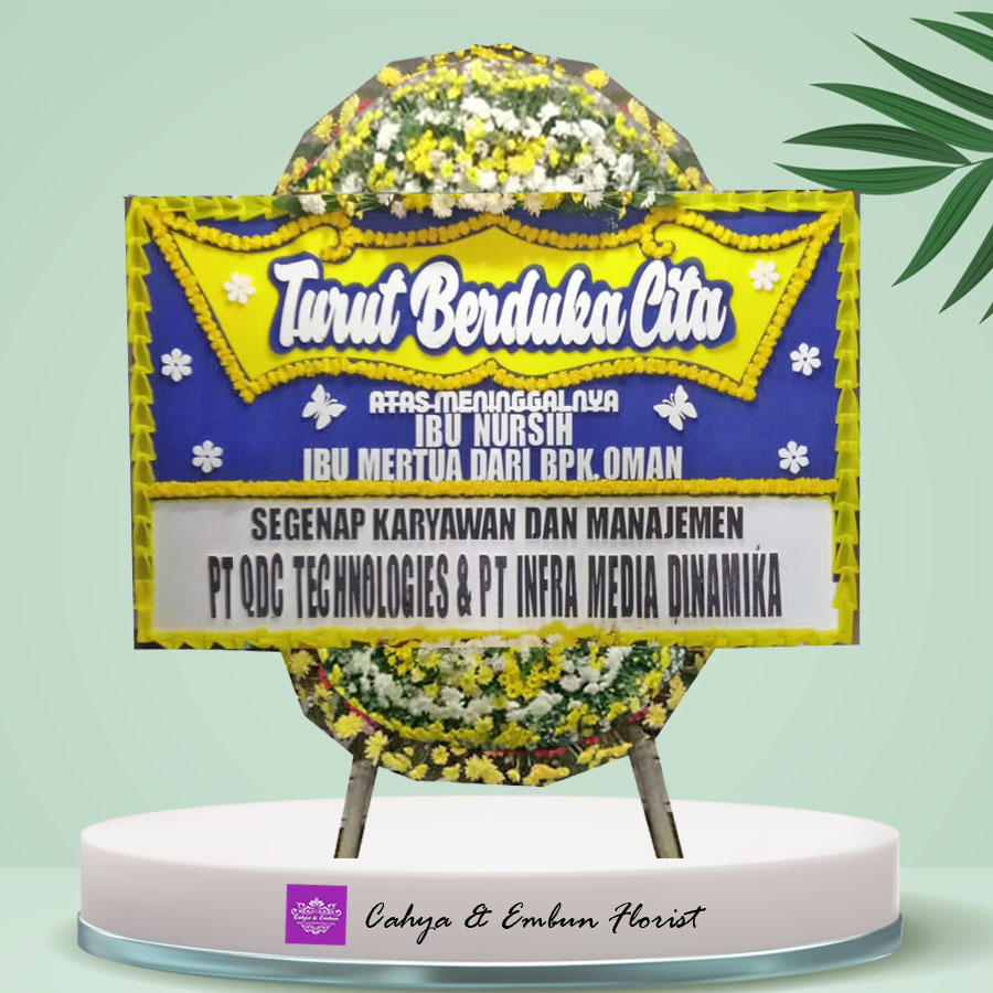Bunga Papan Duka Cita - Toko Karangan Bunga Papan Bogor Cahya & Embun Florist