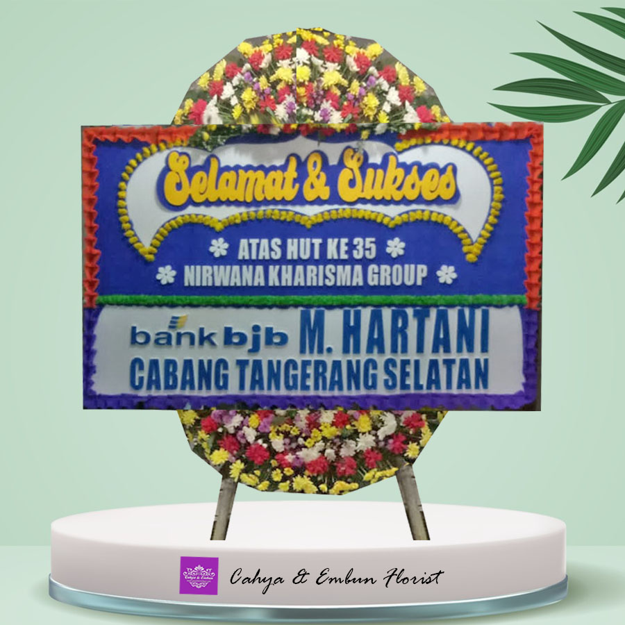 Bunga Papan Selamat & Sukses - Toko Karangan Bunga Papan Bogor Cahya & Embun Florist