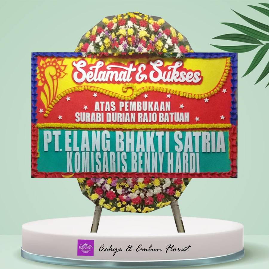Bunga Papan Selamat & Sukses - Toko Karangan Bunga Papan Bogor Cahya & Embun Florist