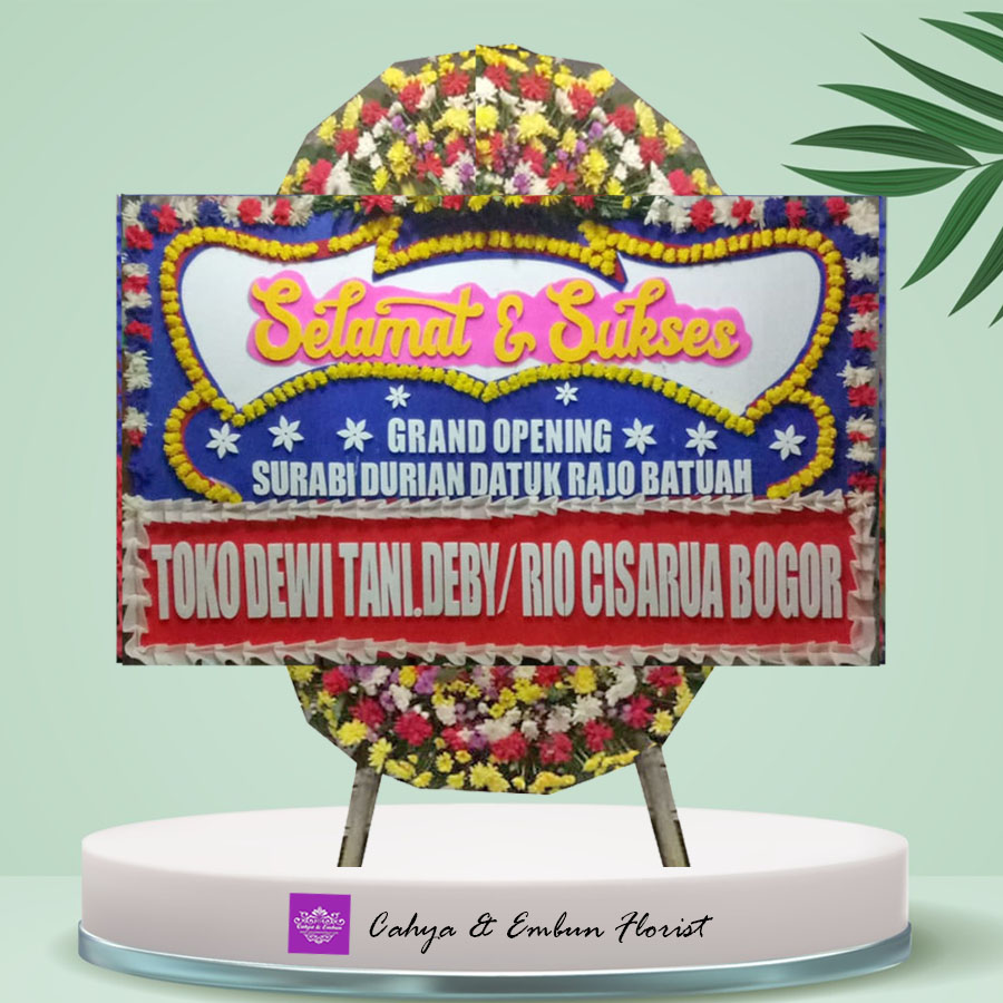 Bunga Papan Selamat & Sukses - Toko Karangan Bunga Papan Bogor Cahya & Embun Florist