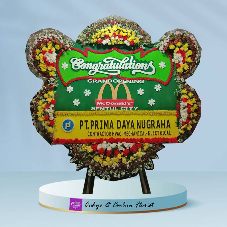 Bunga Papan Congrats - Toko Karangan Bunga Papan Bogor Cahya & Embun Florist