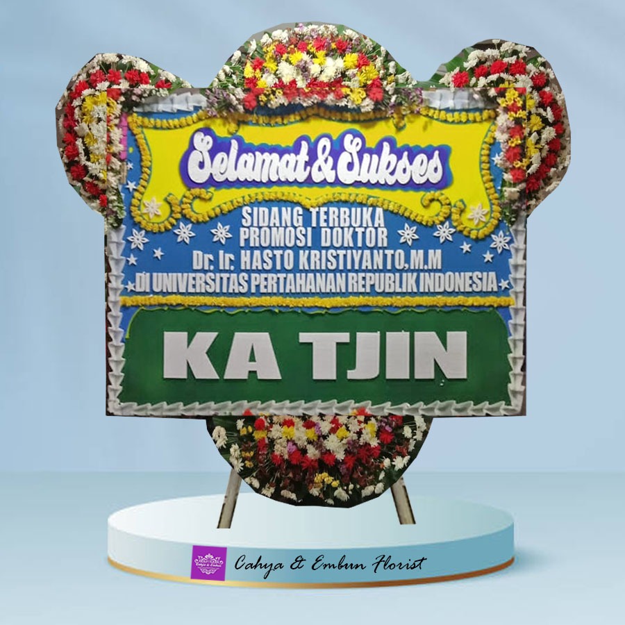 Bunga Papan Selamat Dan Sukses - Toko Karangan Bunga Papan Bogor Cahya & Embun Florist