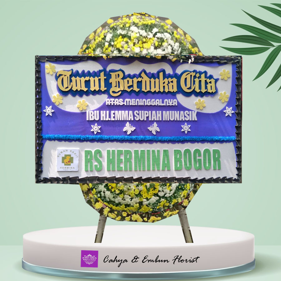 Bunga Papan Duka Cita - Toko Karangan Bunga Papan Bogor Cahya & Embun Florist