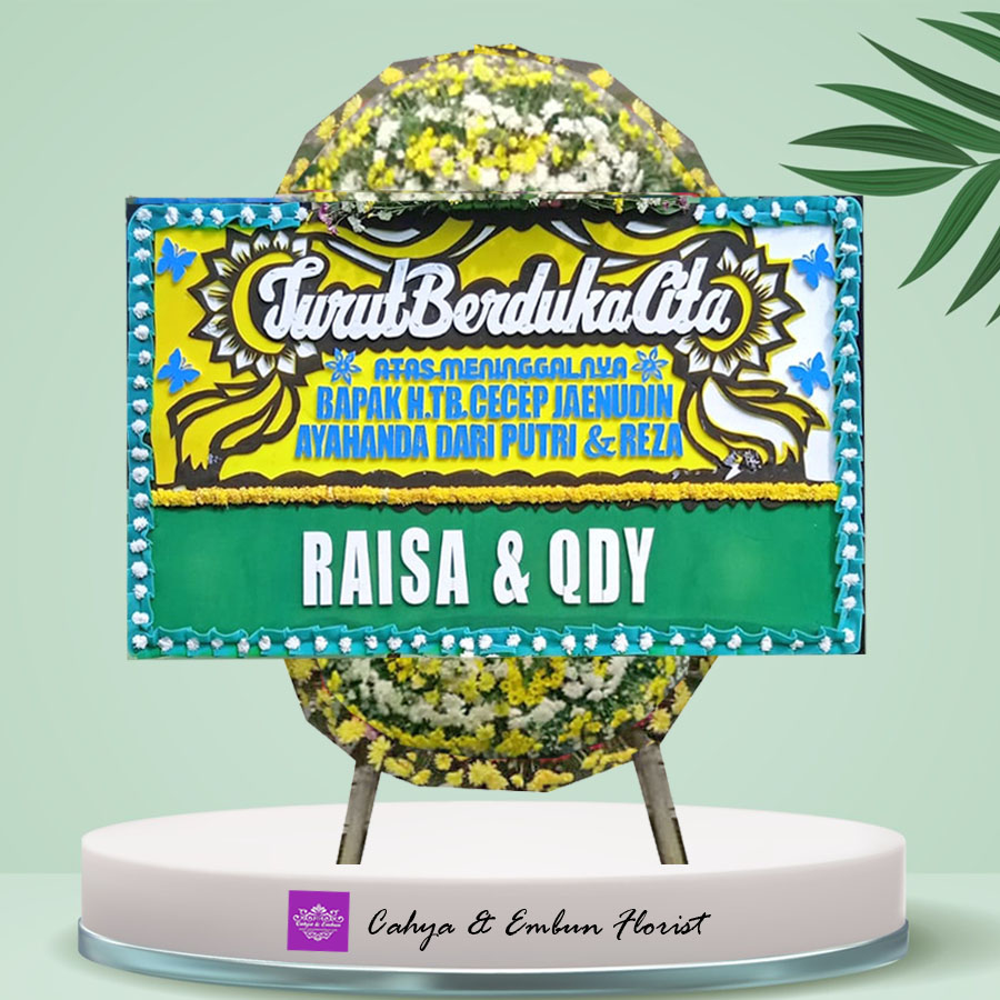 Bunga Papan Duka Cita - Toko Karangan Bunga Papan Bogor Cahya & Embun Florist