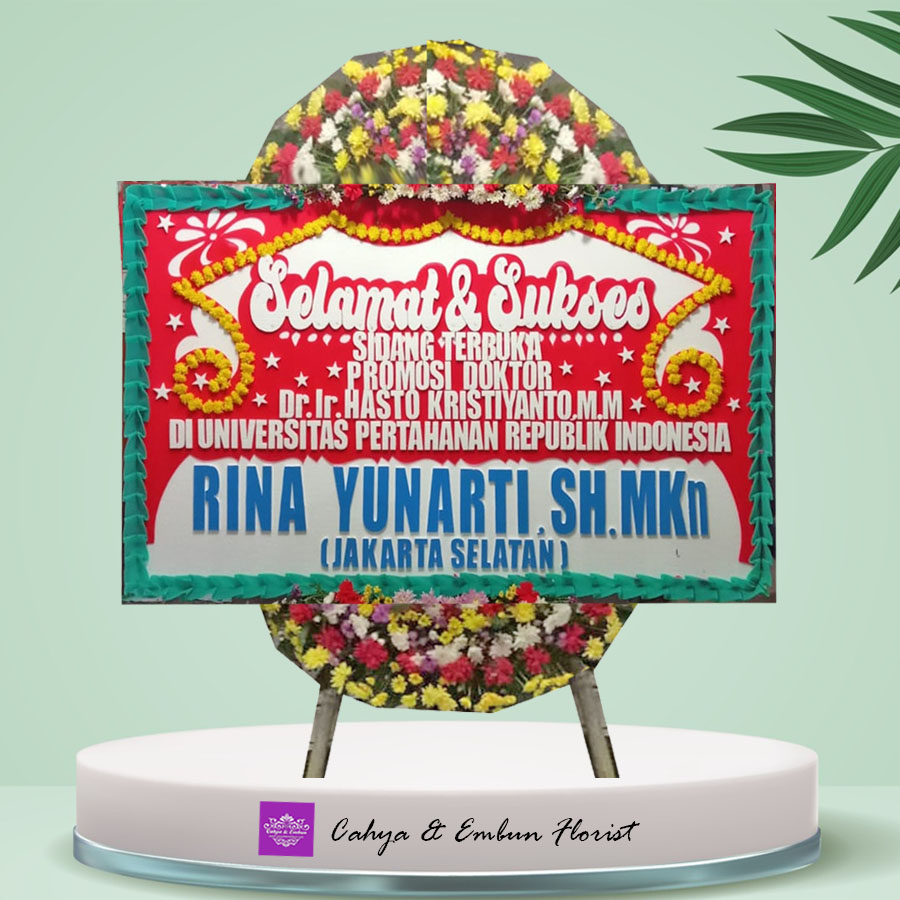 Bunga Papan Selamat & Sukses - Karangan Bunga Papan Bogor