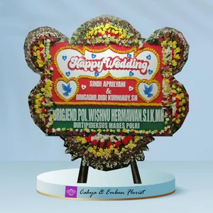 Bunga Papan Pernikahan - Karangan Bunga Papan Bogor