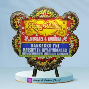 Bunga Papan Pernikahan - Karangan Bunga Papan Bogor