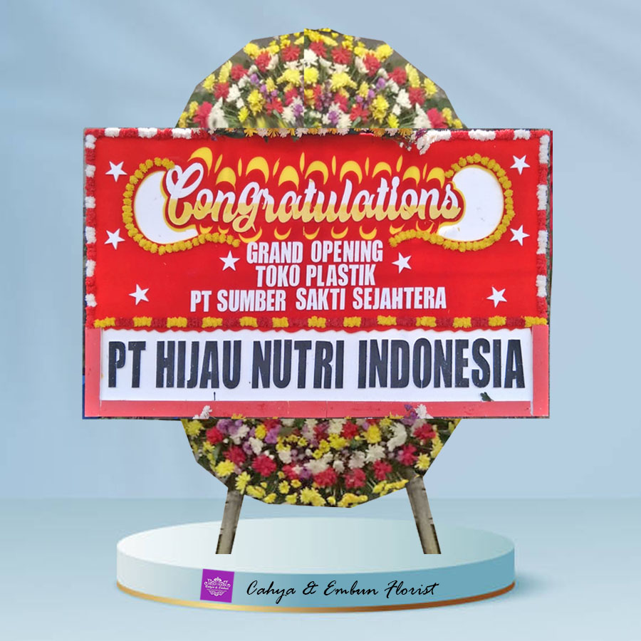 Bunga Papan Congrats - Toko Karangan Bunga Papan Bogor Cahya & Embun Florist