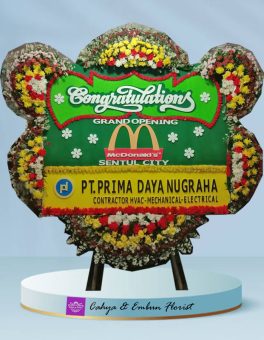 Papan Bunga Congrats 003, Cahya & Embun Florist, Toko Bunga Bogor