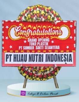 Papan Bunga Congrats 006, Cahya & Embun Florist, Toko Bunga Bogor