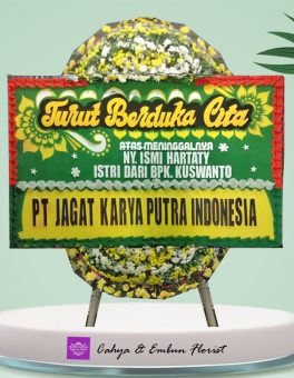 Papan Bunga Duka Cita 013, Cahya & Embun Florist, Toko Bunga Bogor