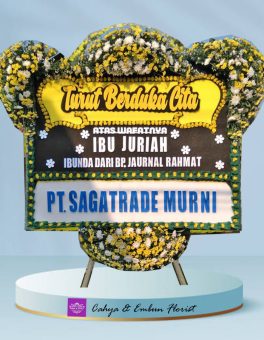 Papan Bunga Duka Cita 030, Cahya & Embun Florist, Toko Bunga Bogor