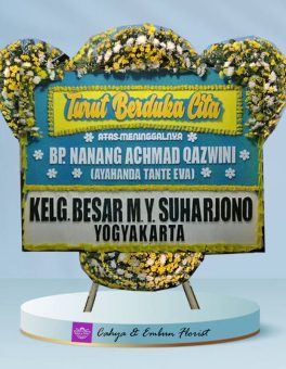 Papan Bunga Duka Cita 029, Cahya & Embun Florist, Toko Bunga Bogor