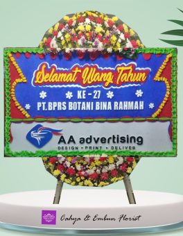 Papan Bunga Anniversary 004, Cahya & Embun Florist, Toko Bunga Bogor