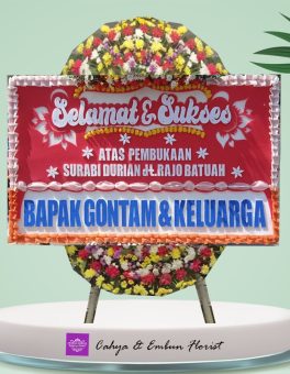 Papan Bunga Selamat & Sukses 009, Cahya & Embun Florist, Toko Bunga Bogor