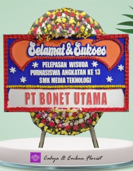 Papan Bunga Selamat & Sukses 002, Cahya & Embun Florist, Toko Bunga Bogor