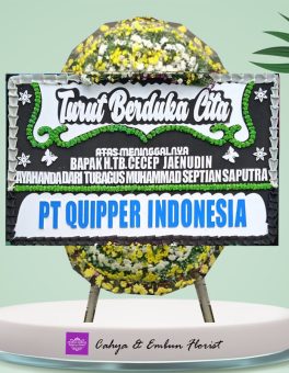 Papan Bunga Duka Cita 007, Cahya & Embun Florist, Toko Bunga Bogor
